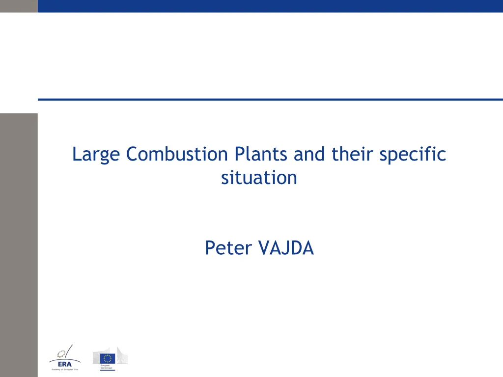 large combustion plants and their specific n.w