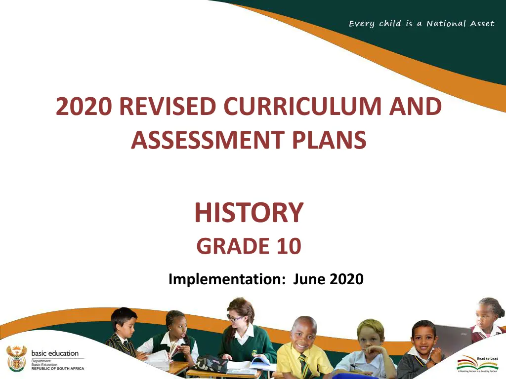 2020 revised curriculum and assessment plans n.w