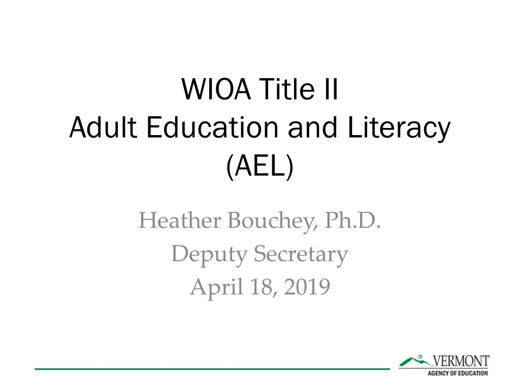 wioa title ii n.w
