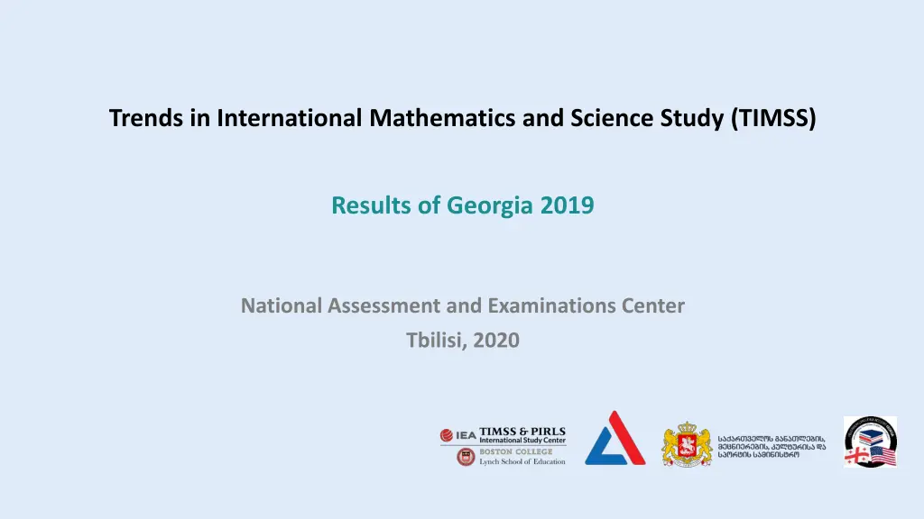 trends in international mathematics and science n.w