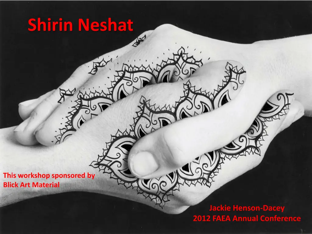 shirin neshat n.w