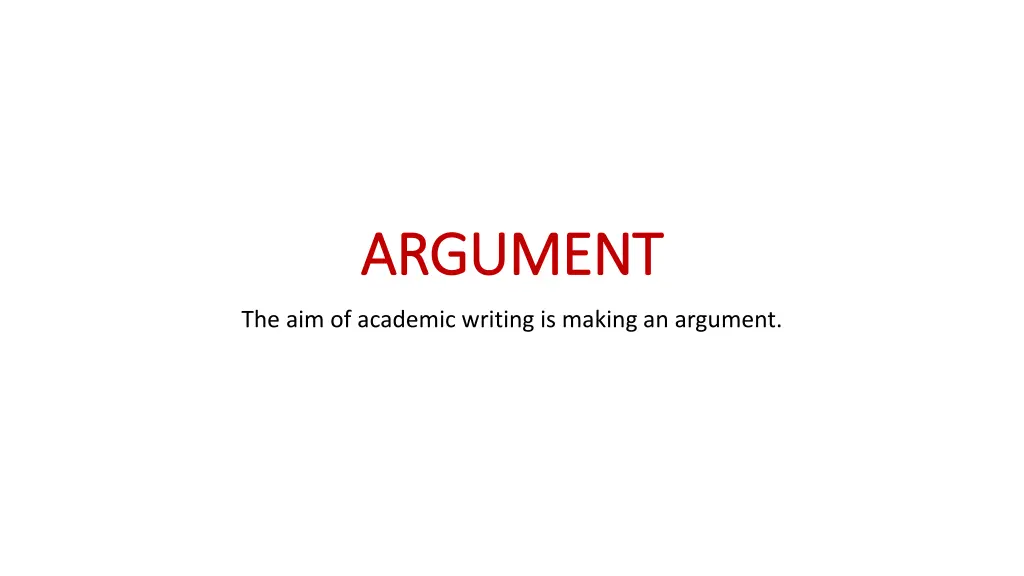 argument argument n.w