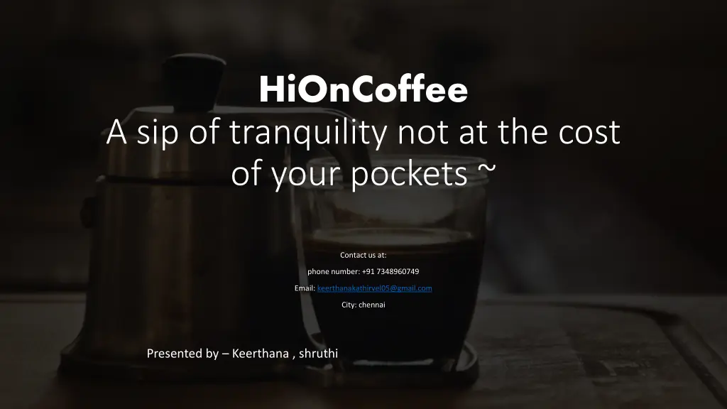 hioncoffee n.w