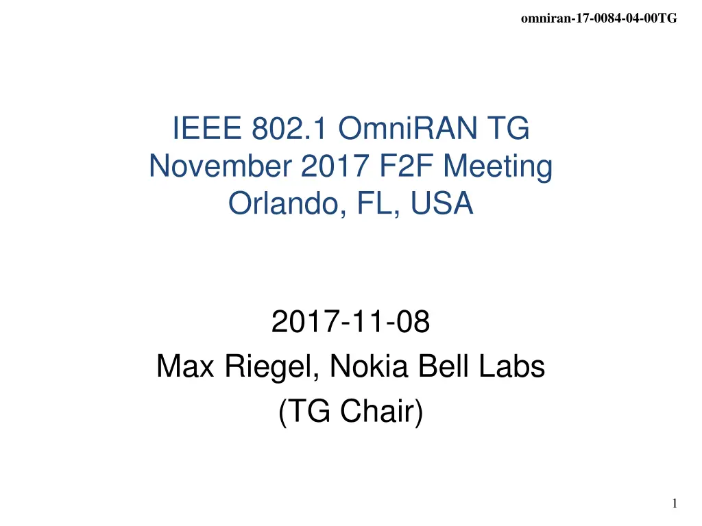 omniran 17 0084 04 00tg n.w