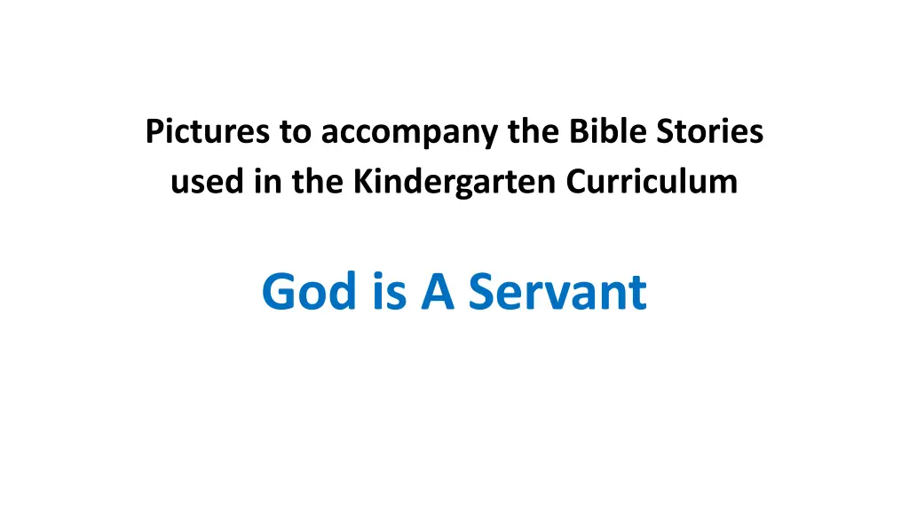 pictures to accompany the bible stories used n.w