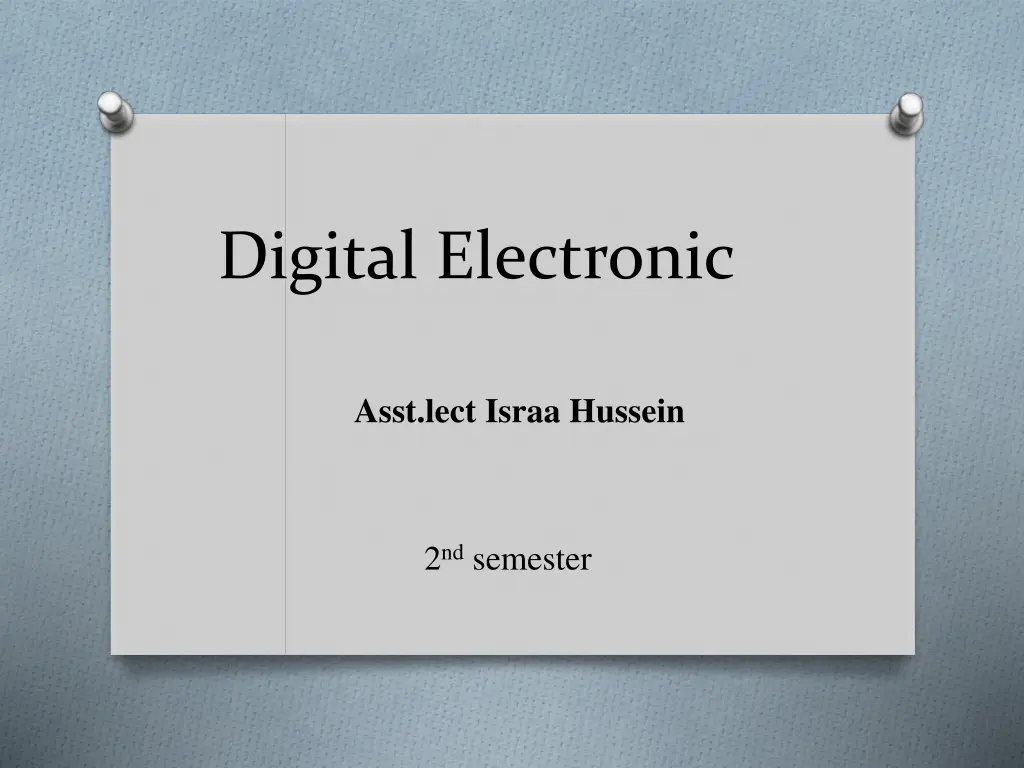 digital electronic n.w