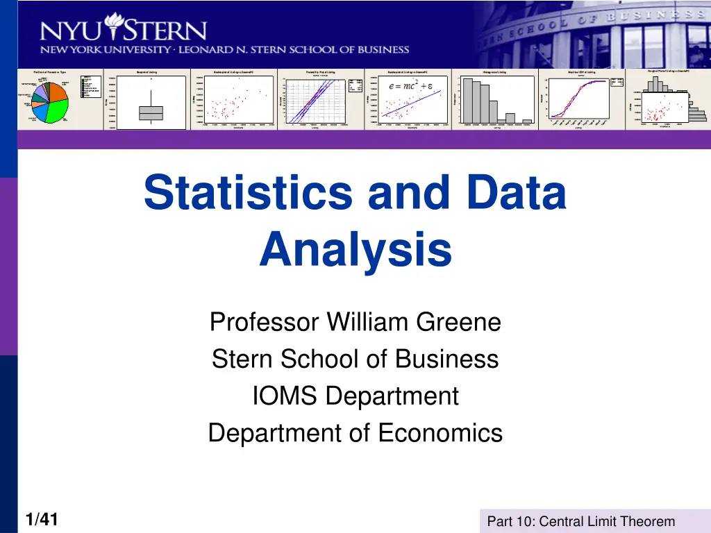 statistics and data analysis n.w