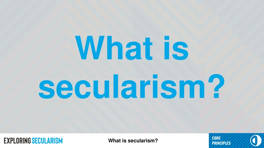 what is secularism n.w