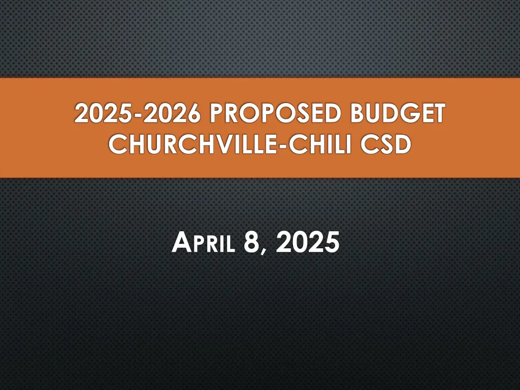 2025 2026 proposed budget churchville chili csd n.w