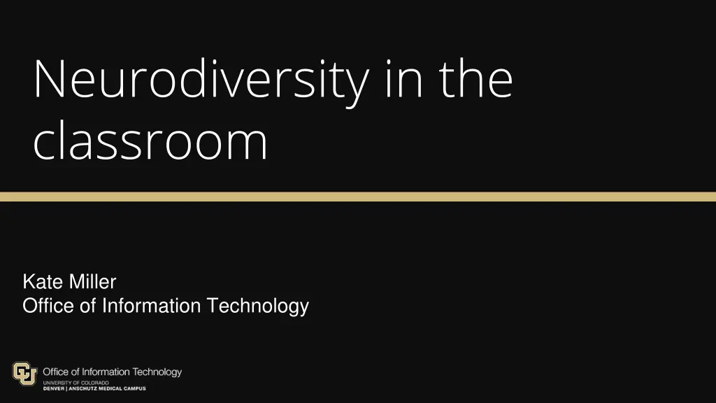 neurodiversity in the classroom n.w