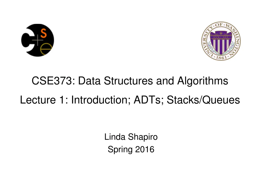 cse373 data structures and algorithms n.w