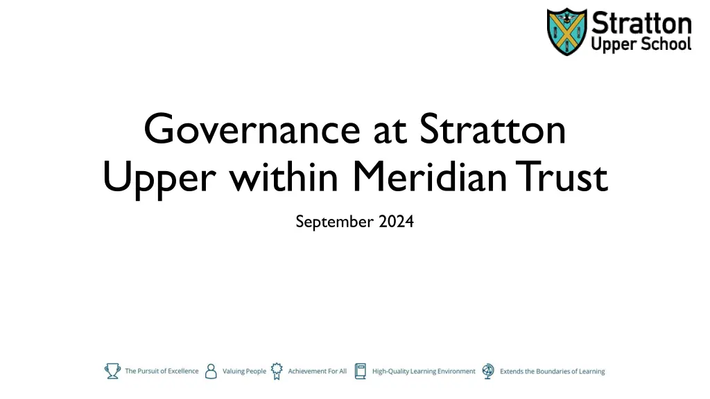 governance at stratton upper within meridian trust n.w