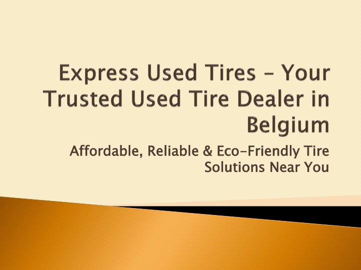 Express Used Tires – Your Trusted Used Tire