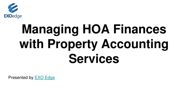 Managing HOA Finances with Property Accounting Services