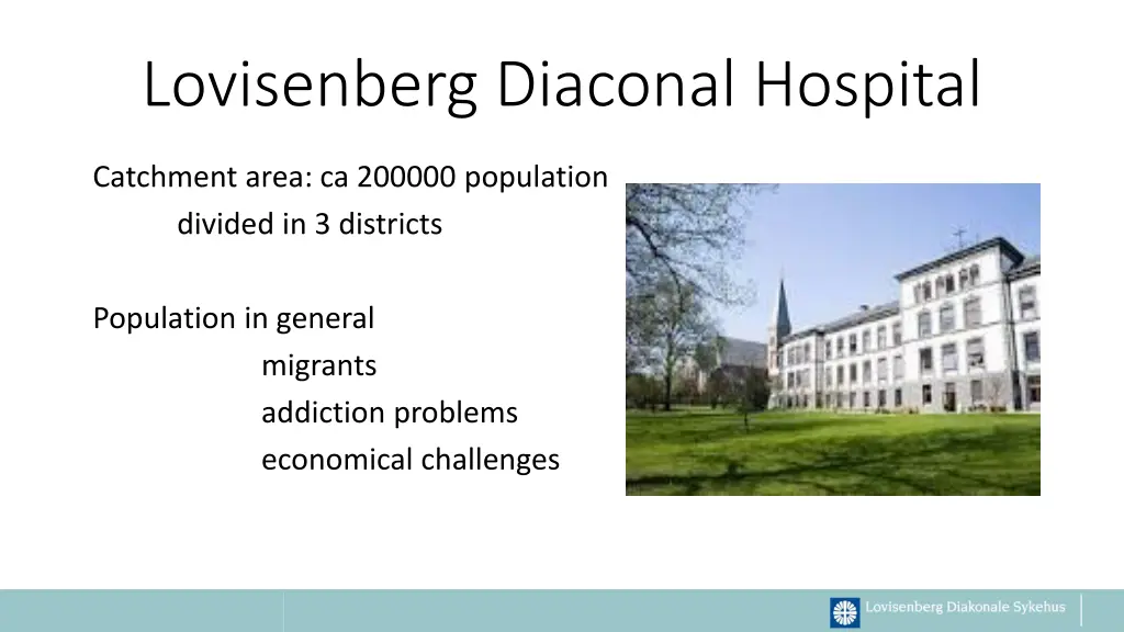 lovisenberg diaconal hospital n.w