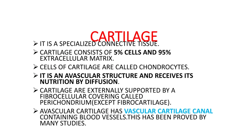 cartilage cartilage n.w