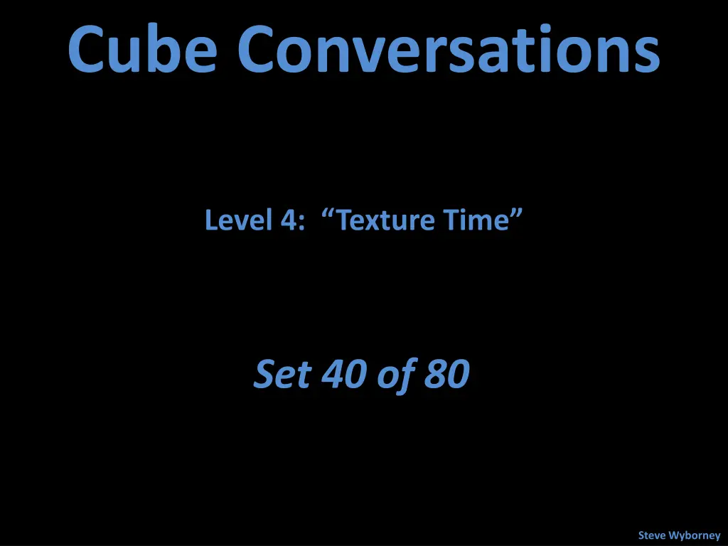 cube conversations n.w