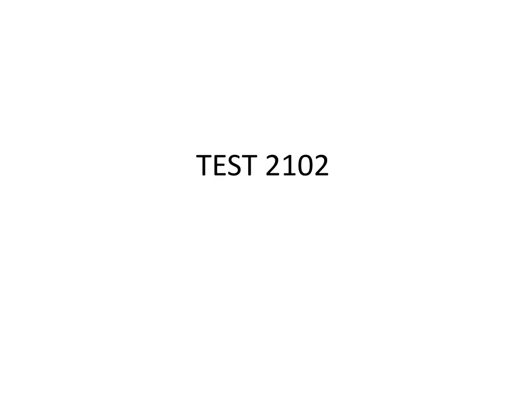 test 2102 n.w