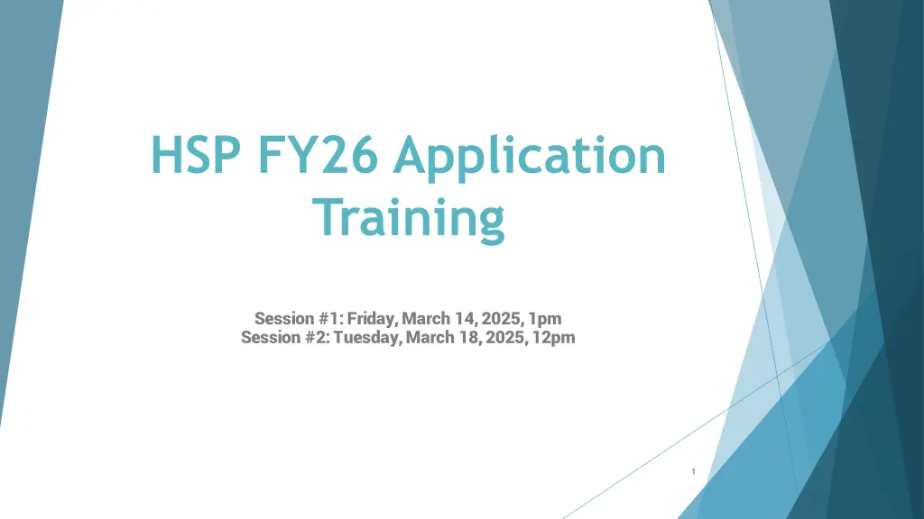 hsp fy26 application training n.w
