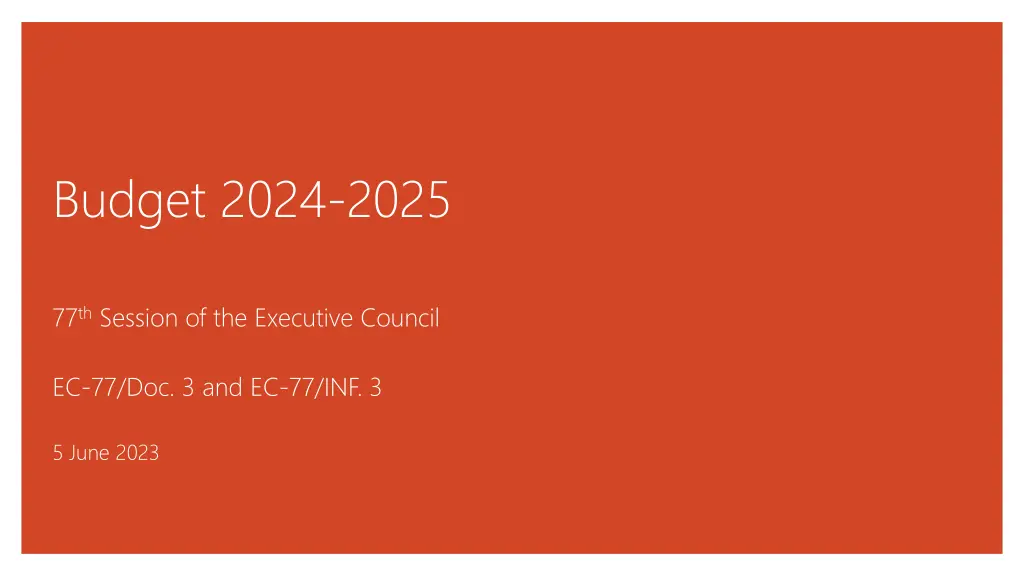 budget 2024 2025 n.w