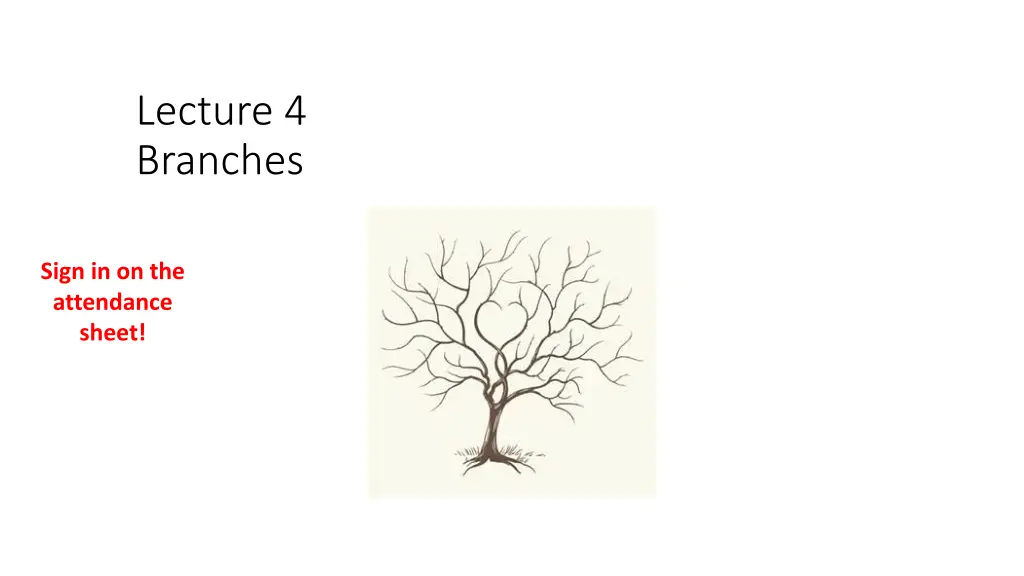lecture 4 branches n.w