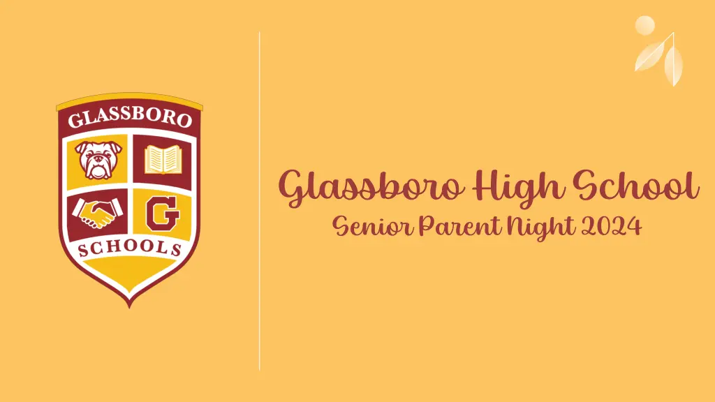 glassboro high school senior parent night 2024 n.w