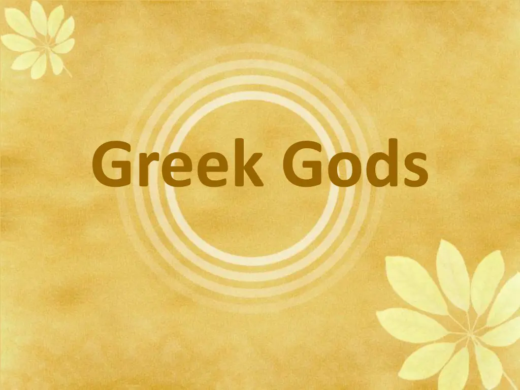 greek gods n.w