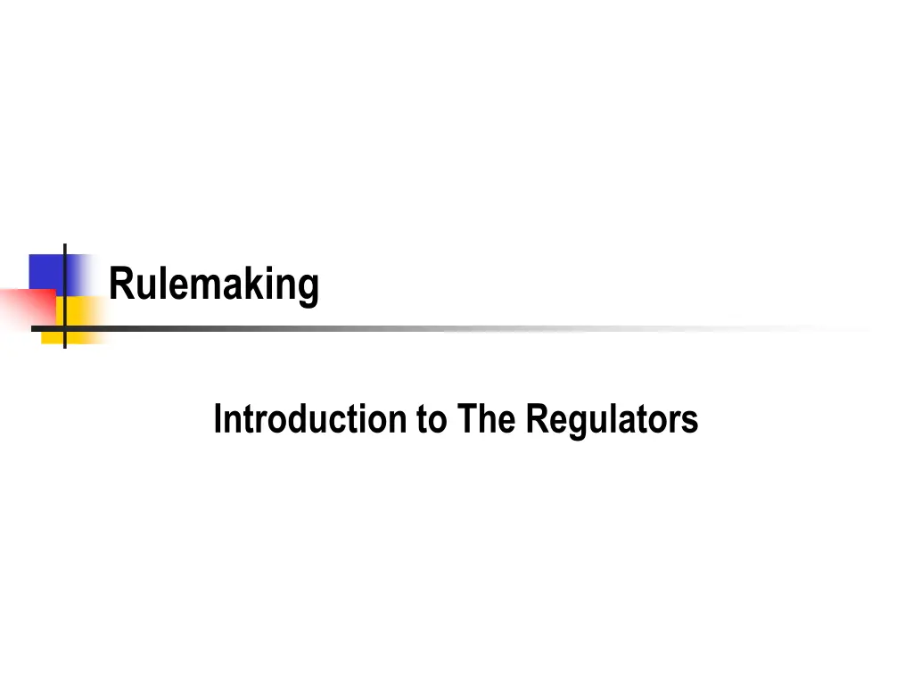 rulemaking n.w