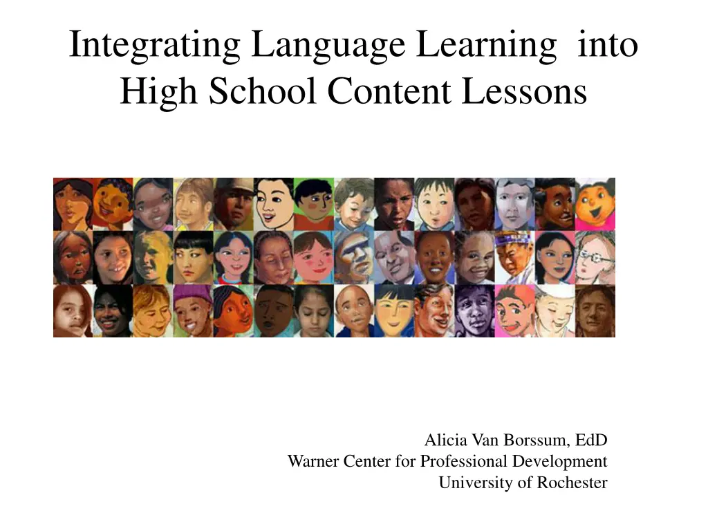 integrating language learning into high school n.w