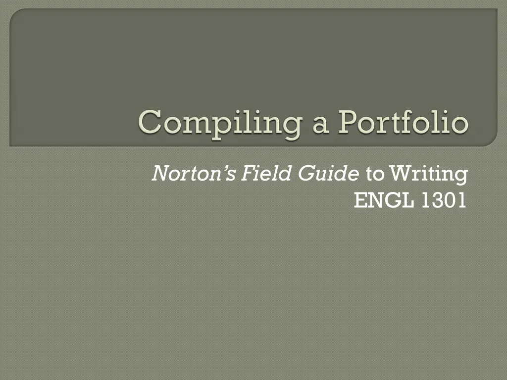 norton s field guide to writing n.w