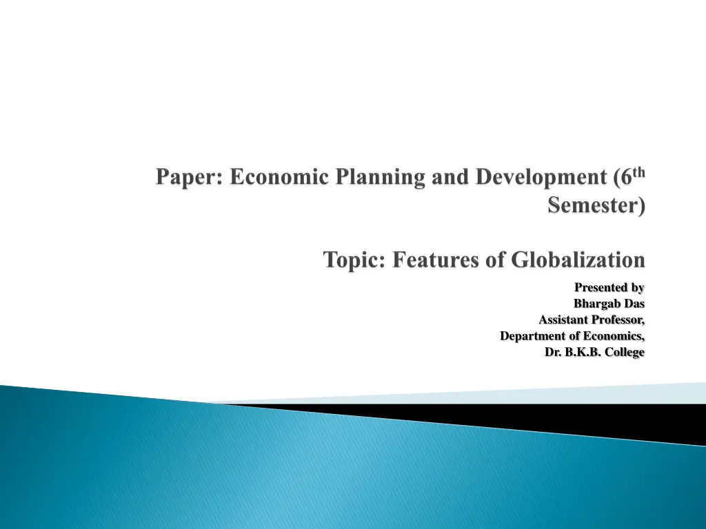 presented by bhargab das assistant professor n.w