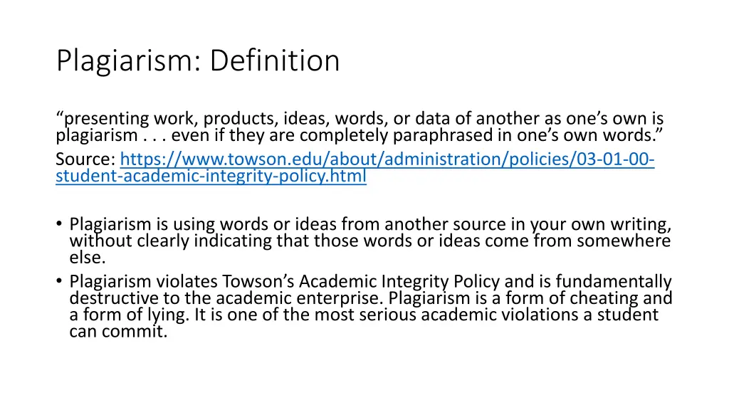 plagiarism definition n.w