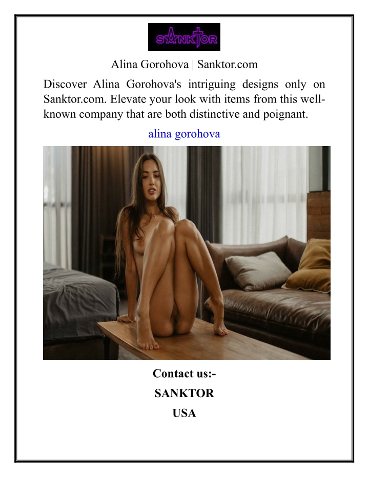 alina gorohova sanktor com n.w