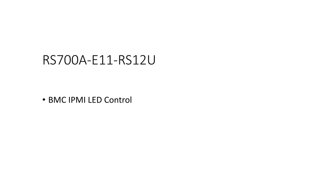 rs700a e11 rs12u n.w