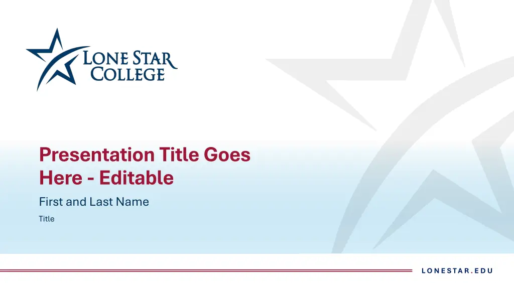 presentation title goes here editable first n.w