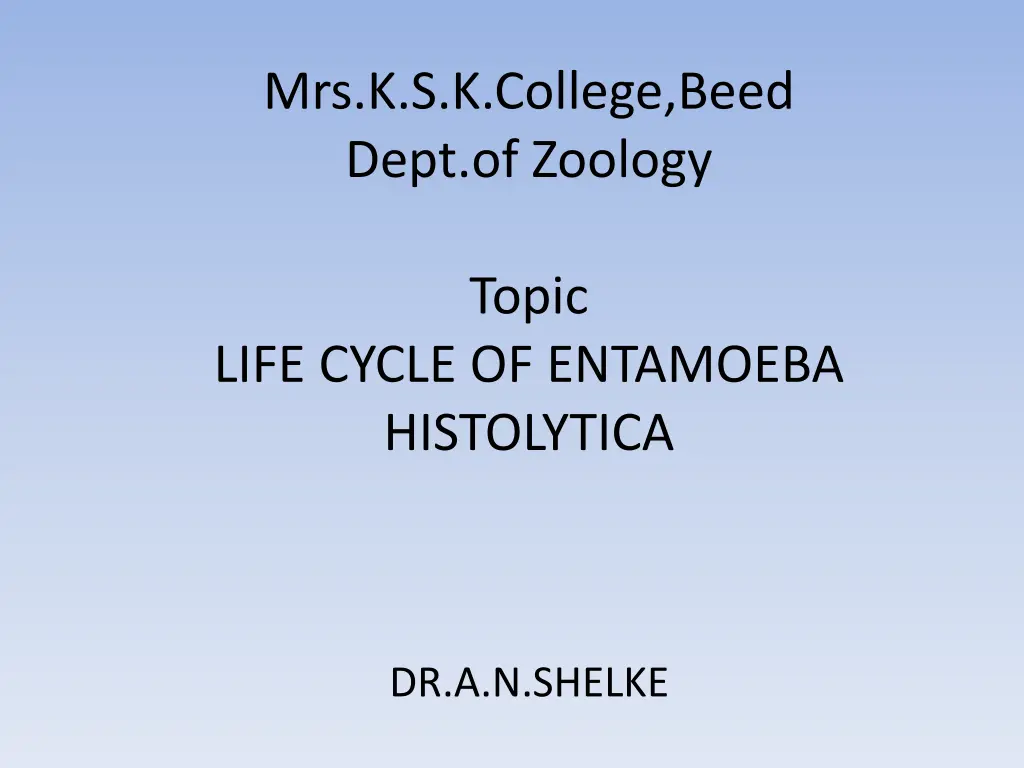 mrs k s k college beed dept of zoology n.w