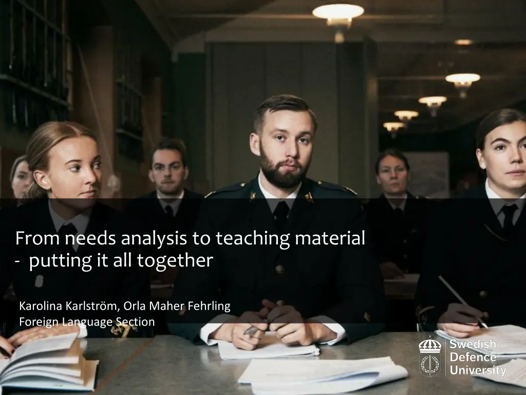 from needs analysis to teaching material putting n.w