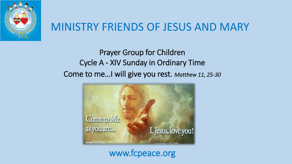 ministry friends of jesus and mary n.w