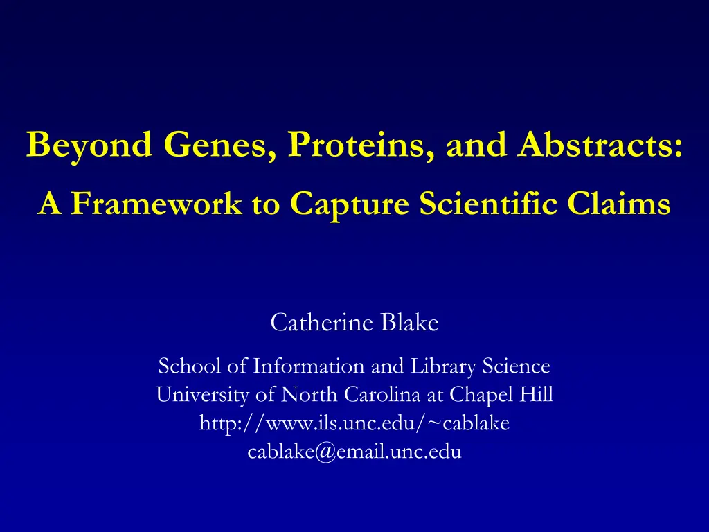 beyond genes proteins and abstracts a framework n.w