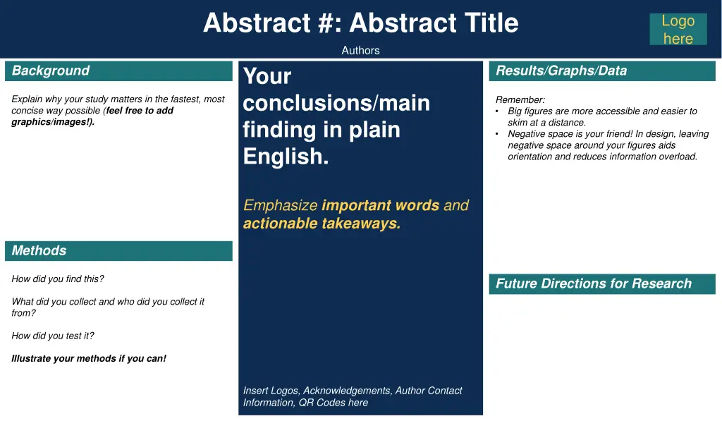 abstract abstract title authors your conclusions n.w
