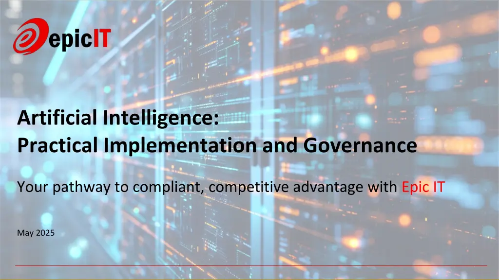 artificial intelligence practical implementation n.w