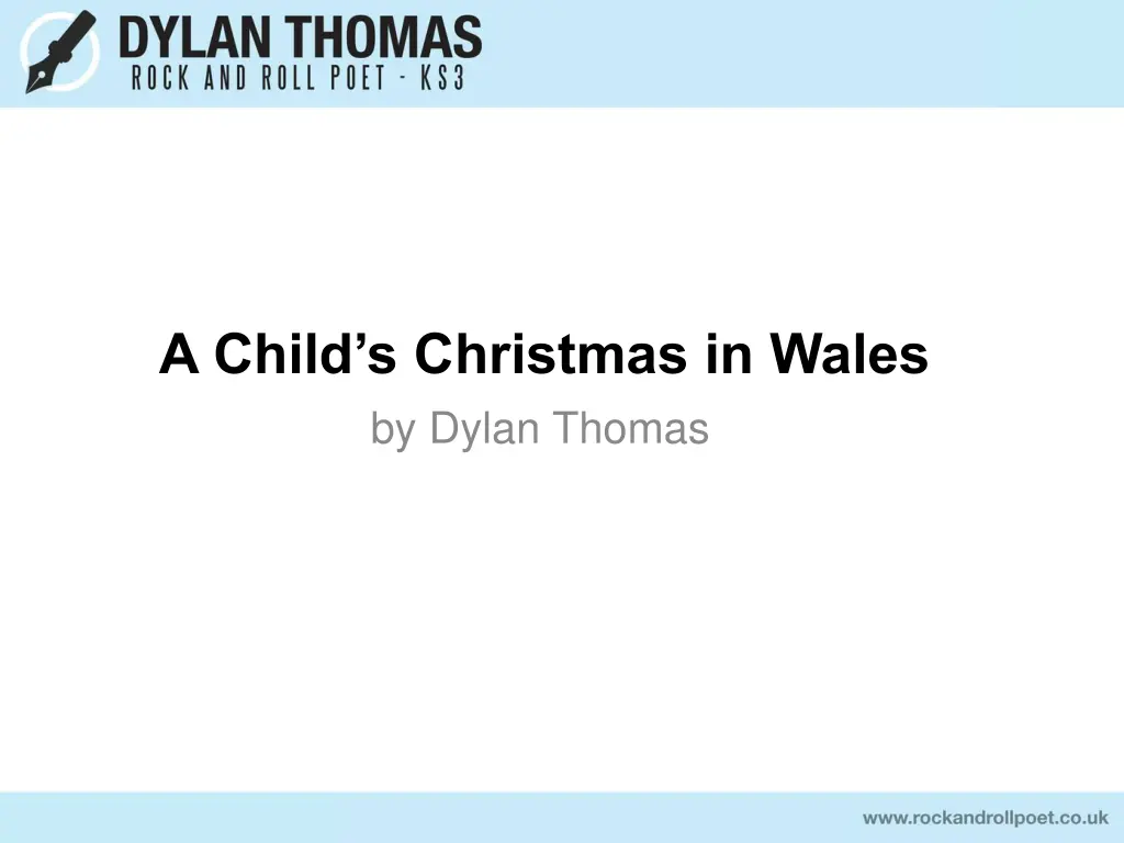 a child s christmas in wales by dylan thomas n.w