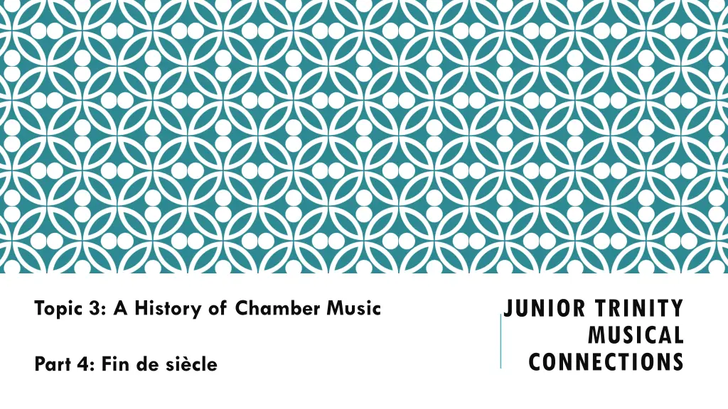 junior trinity musical connections n.w