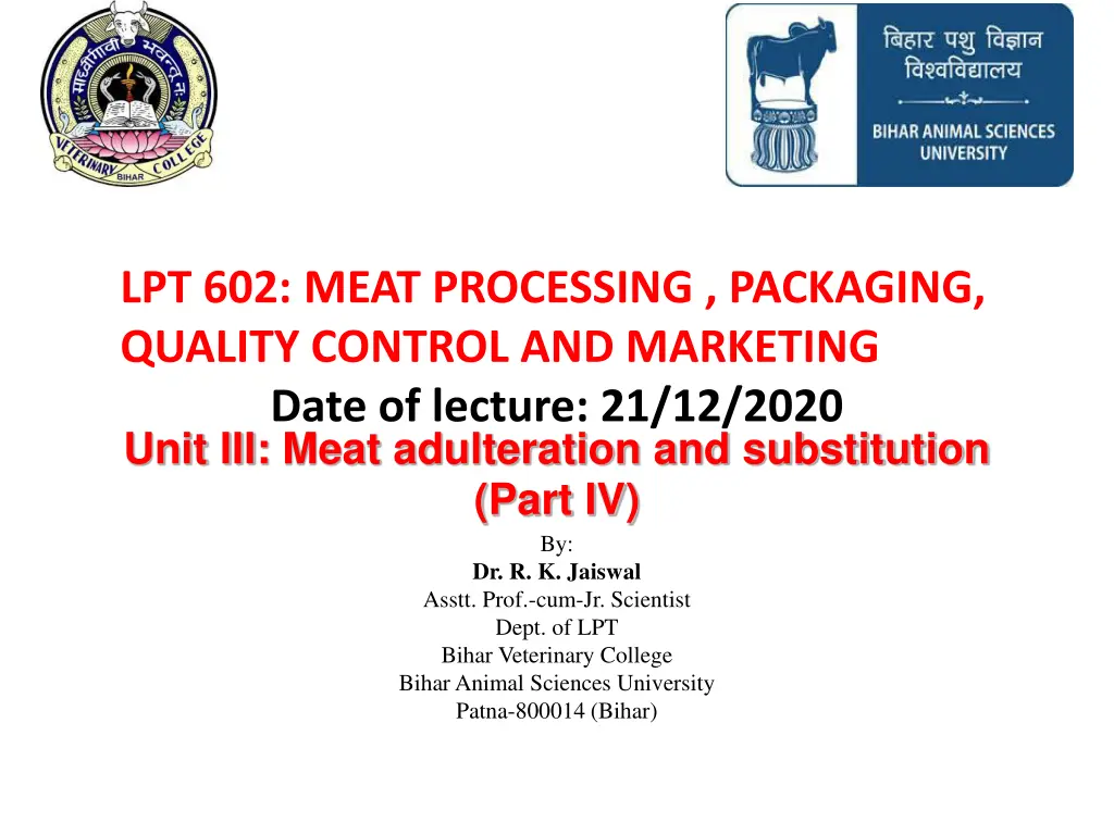 lpt 602 meat processing packaging quality control n.w