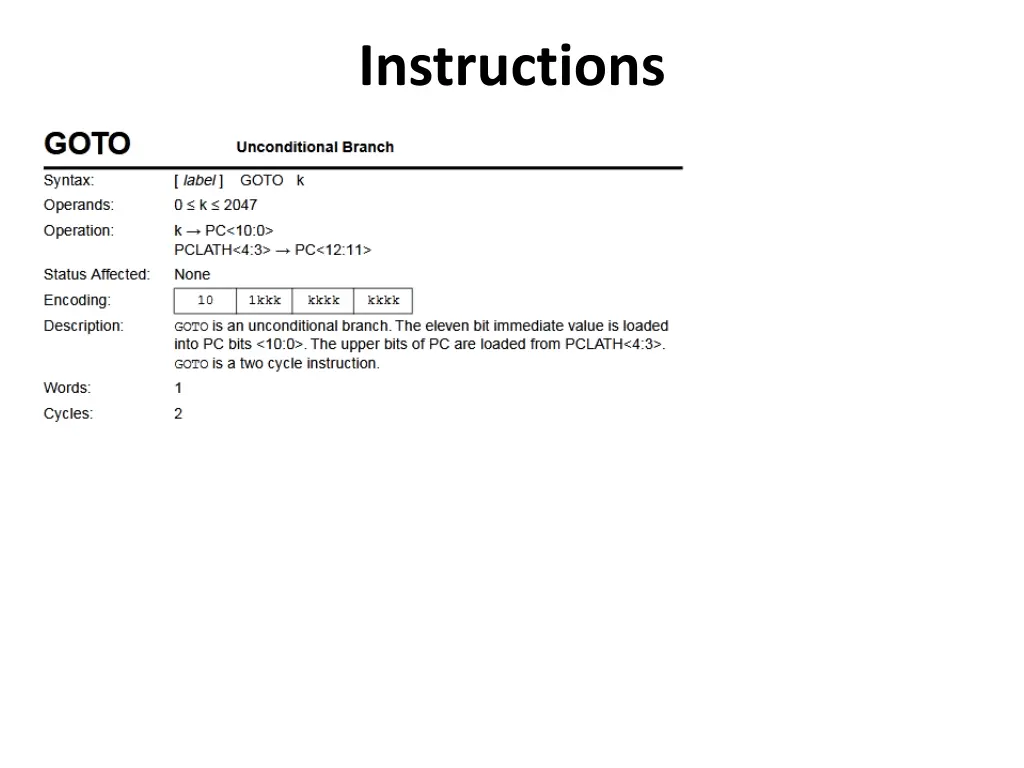 instructions n.w