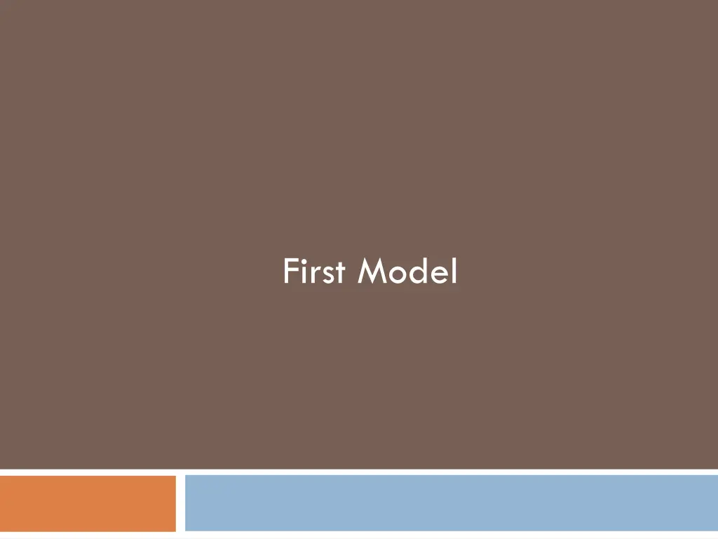 first model n.w