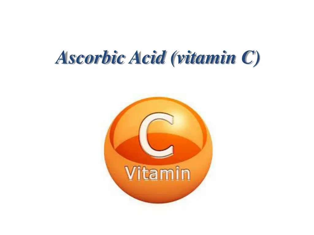 ascorbic acid vitamin c n.w