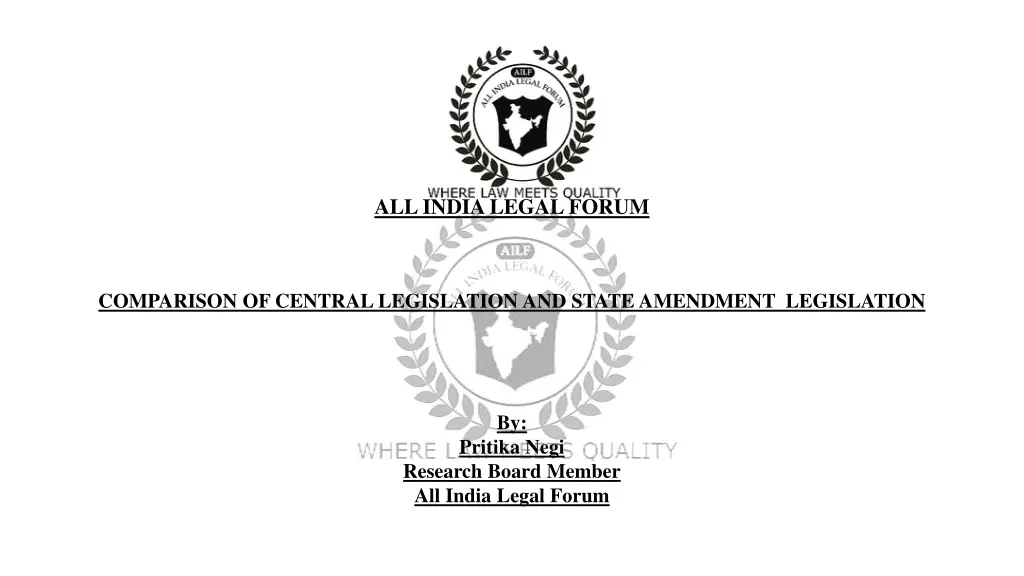 all india legal forum n.w