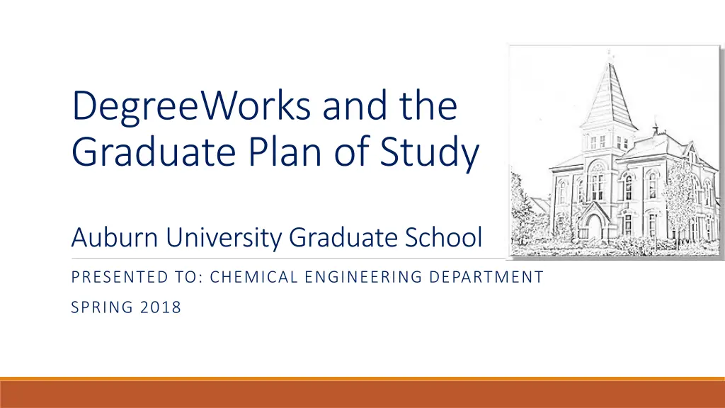 degreeworks and the graduate plan of study n.w