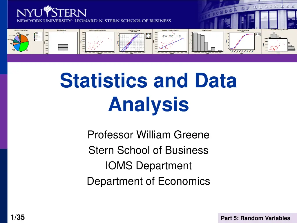 statistics and data analysis n.w